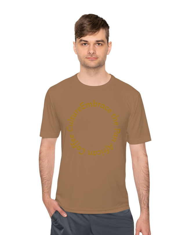 Coffee Culture Embrace Unisex Moisture Wicking T-shirt