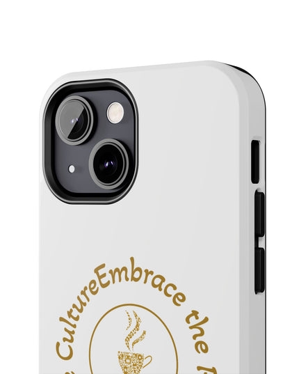 Coffee Culture Tough Phone Case KAFE 54 Embrace Design
