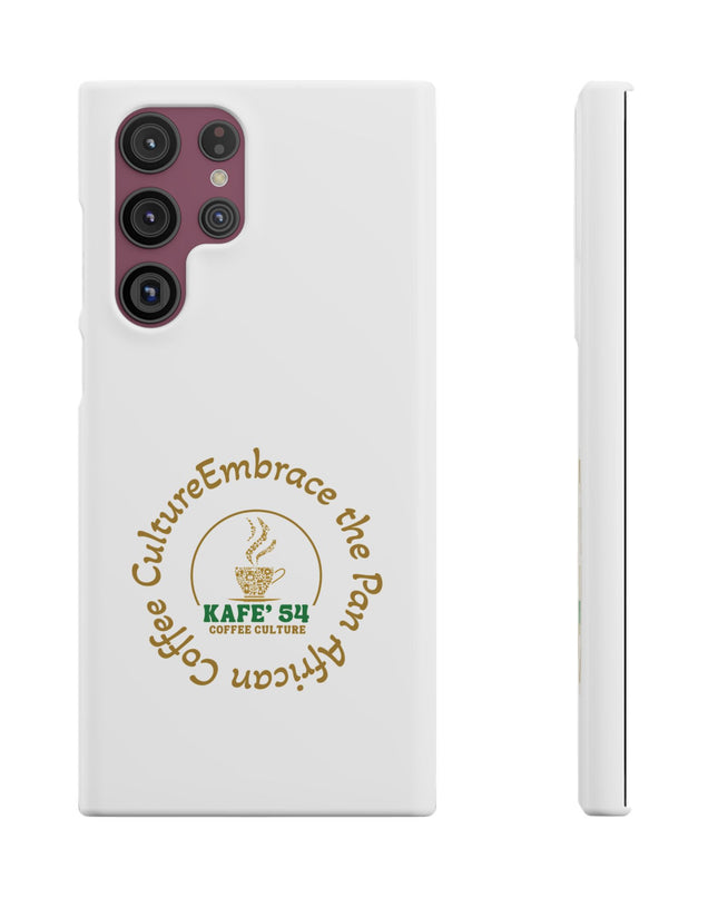 Coffee Culture Snap Phone Case KAFE' 54 Embrace the Vibe