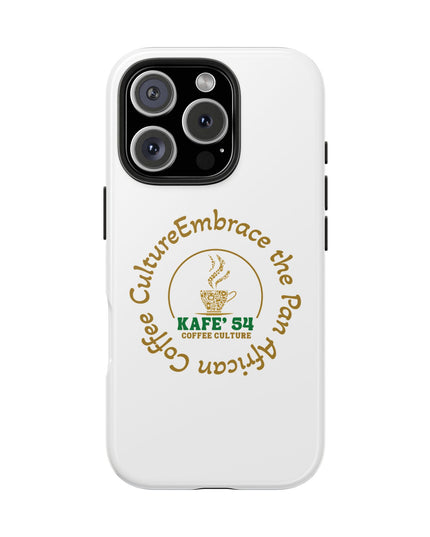 Coffee Culture Tough Phone Case KAFE 54 Embrace Design