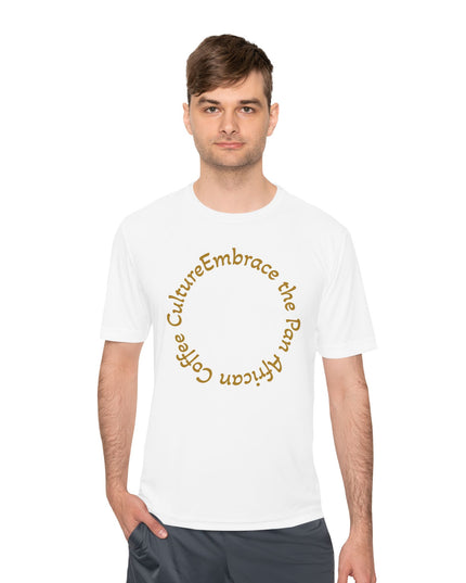 Coffee Culture Embrace Unisex Moisture Wicking T-shirt