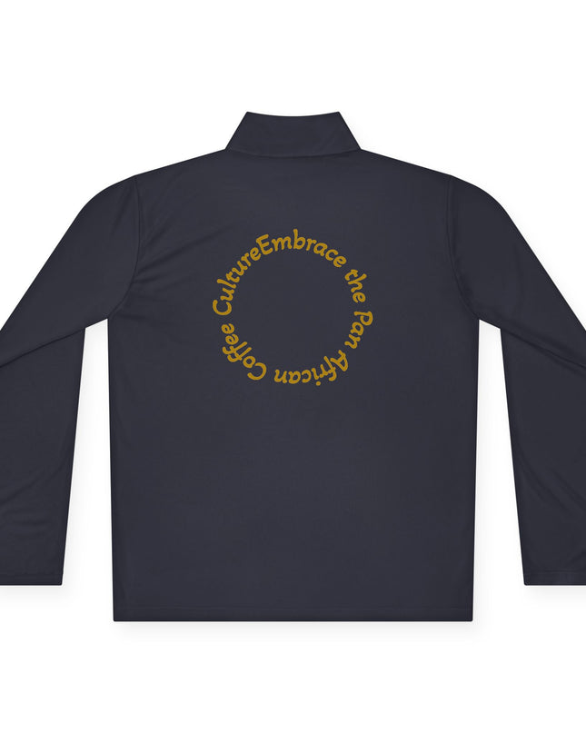 Quarter-Zip Pullover K54 Logo Embrace Back Design