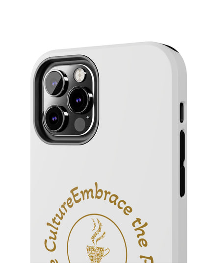 Coffee Culture Tough Phone Case KAFE 54 Embrace Design
