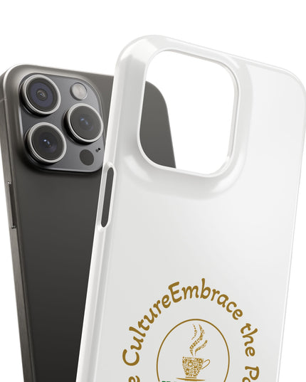 Coffee Culture Snap Phone Case KAFE' 54 Embrace the Vibe