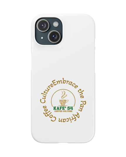 Coffee Culture Snap Phone Case KAFE' 54 Embrace the Vibe