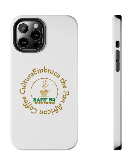 Coffee Culture Tough Phone Case KAFE 54 Embrace Design