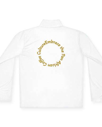 Quarter-Zip Pullover K54 Logo Embrace Back Design