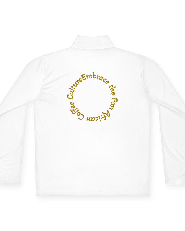 Quarter-Zip Pullover K54 Logo Embrace Back Design