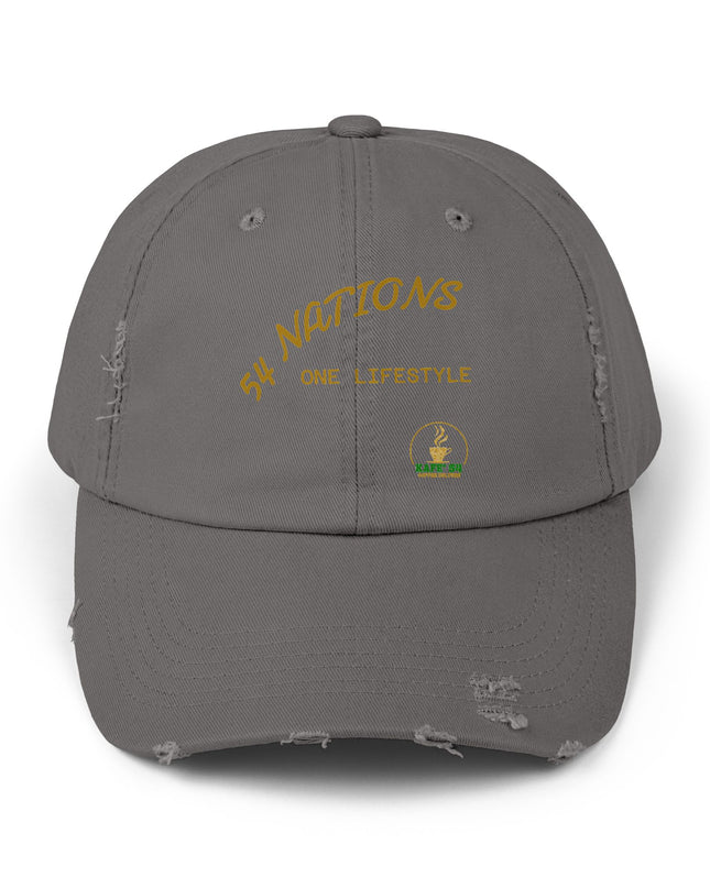 Distressed Coffee Club Cap