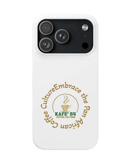 Coffee Culture Snap Phone Case KAFE' 54 Embrace the Vibe