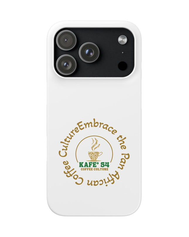 Coffee Culture Snap Phone Case KAFE' 54 Embrace the Vibe