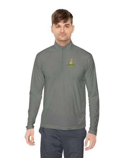Quarter-Zip Pullover K54 Logo Embrace Back Design