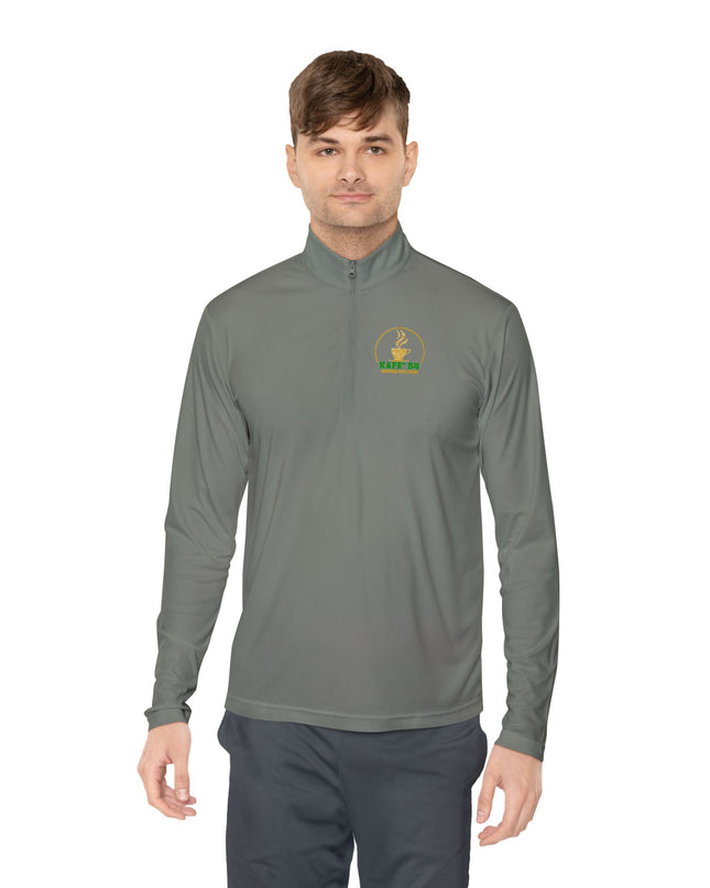 Quarter-Zip Pullover K54 Logo Embrace Back Design