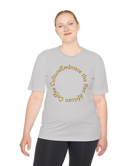 Coffee Culture Embrace Unisex Moisture Wicking T-shirt