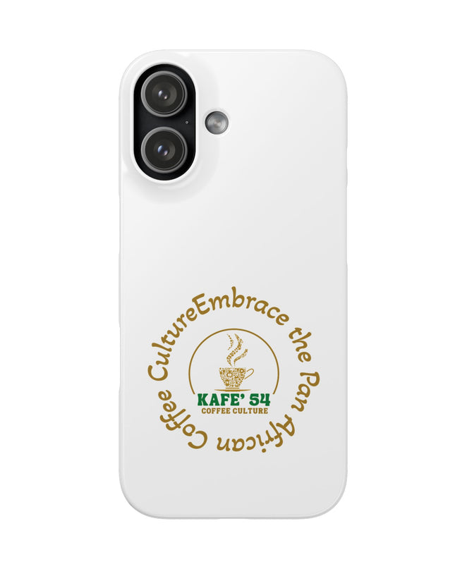Coffee Culture Snap Phone Case KAFE' 54 Embrace the Vibe