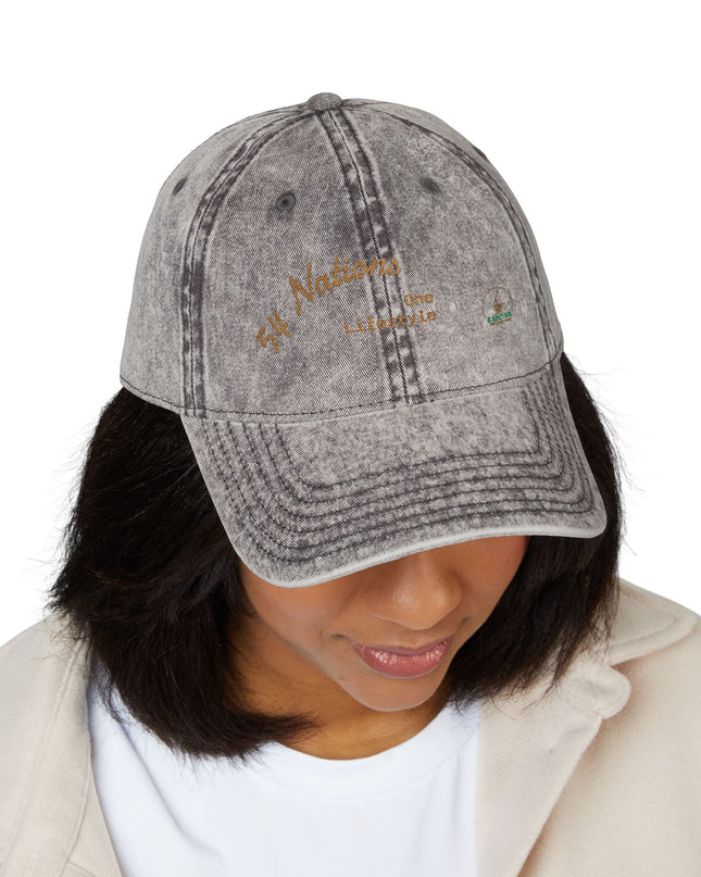 Vintage Embroidered Baseball Cap