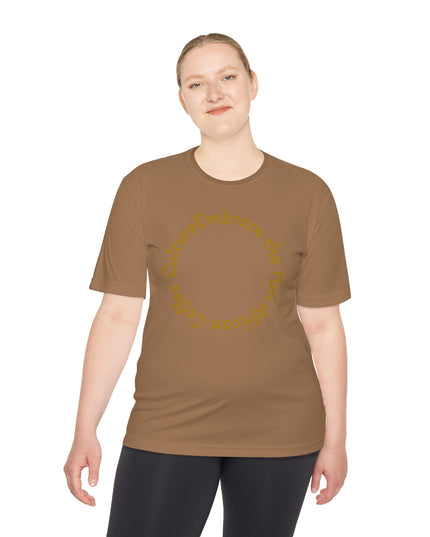 Coffee Culture Embrace Unisex Moisture Wicking T-shirt