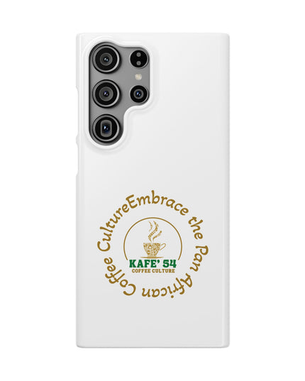 Coffee Culture Snap Phone Case KAFE' 54 Embrace the Vibe
