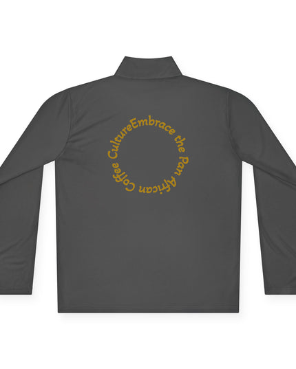 Quarter-Zip Pullover K54 Logo Embrace Back Design