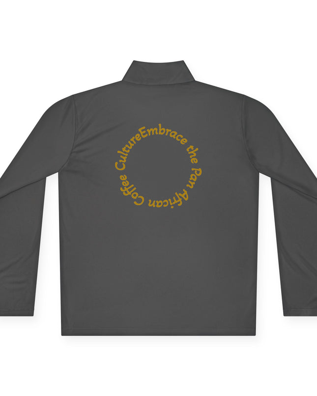 Quarter-Zip Pullover K54 Logo Embrace Back Design