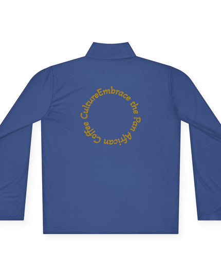 Quarter-Zip Pullover K54 Logo Embrace Back Design