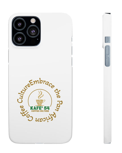 Coffee Culture Snap Phone Case KAFE' 54 Embrace the Vibe