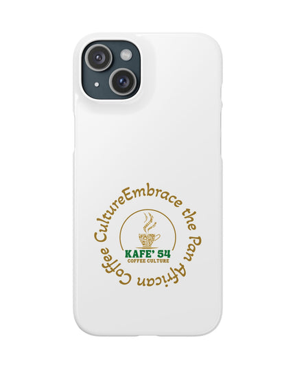 Coffee Culture Snap Phone Case KAFE' 54 Embrace the Vibe