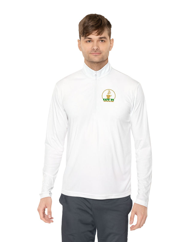 Quarter-Zip Pullover K54 Logo Embrace Back Design