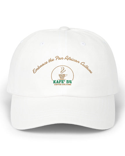 Kafe' 54 Dad Cap — "Embrace the Pan African Culture" Embroidered Hat