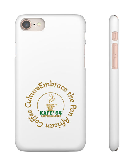 Coffee Culture Snap Phone Case KAFE' 54 Embrace the Vibe