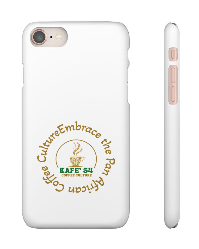 Coffee Culture Snap Phone Case KAFE' 54 Embrace the Vibe
