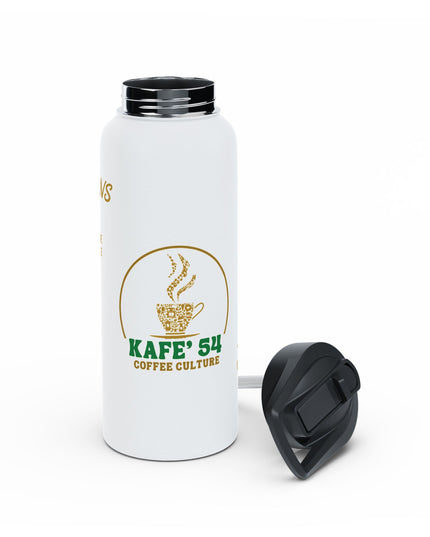 Coffee Culture Stainless Steel Water Bottle