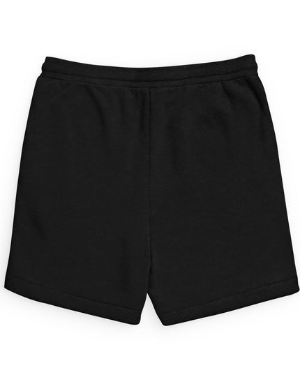 Embroidered Logo Sweatshorts Black Sponge Fleece Casual