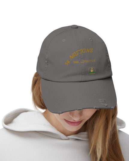Distressed Coffee Club Cap