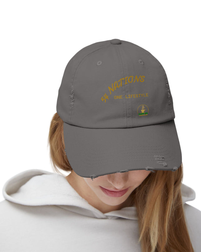 Distressed Coffee Club Cap