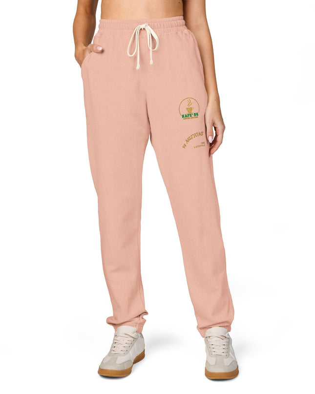 Comfortable Garment-Dyed Fleece Sweatpants