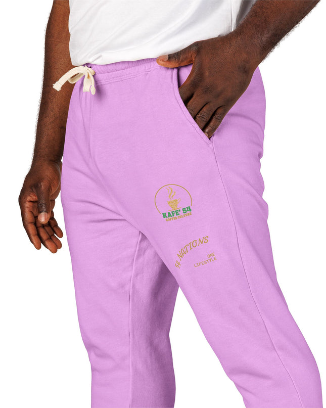 Comfortable Garment-Dyed Fleece Sweatpants