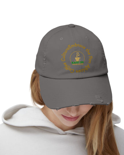 Distressed Coffee Club Cap