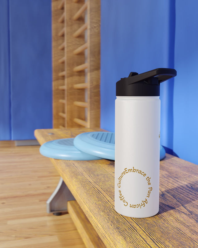 Coffee Culture Stainless Steel Water Bottle