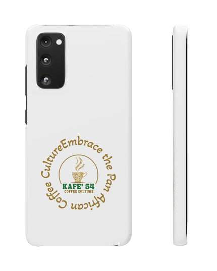 Coffee Culture Snap Phone Case KAFE' 54 Embrace the Vibe