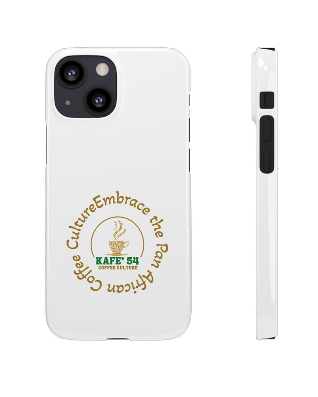 Coffee Culture Snap Phone Case KAFE' 54 Embrace the Vibe