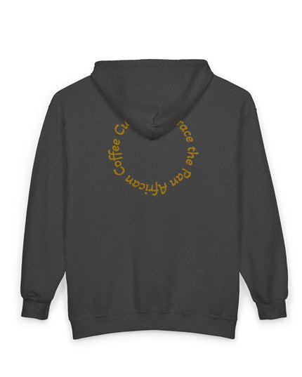 Coffee Culture Hoodie - Embrace Unisex Zip Sweatshirt