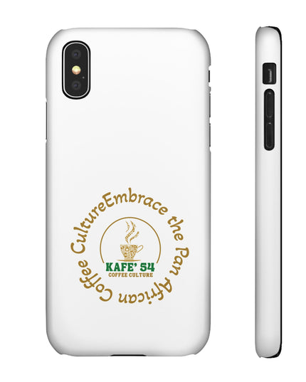 Coffee Culture Snap Phone Case KAFE' 54 Embrace the Vibe