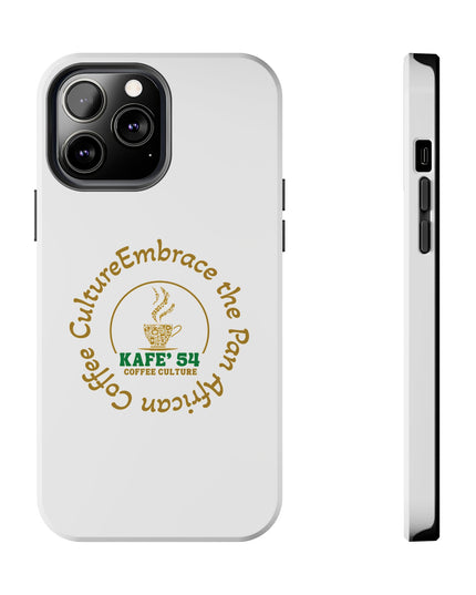 Coffee Culture Tough Phone Case KAFE 54 Embrace Design