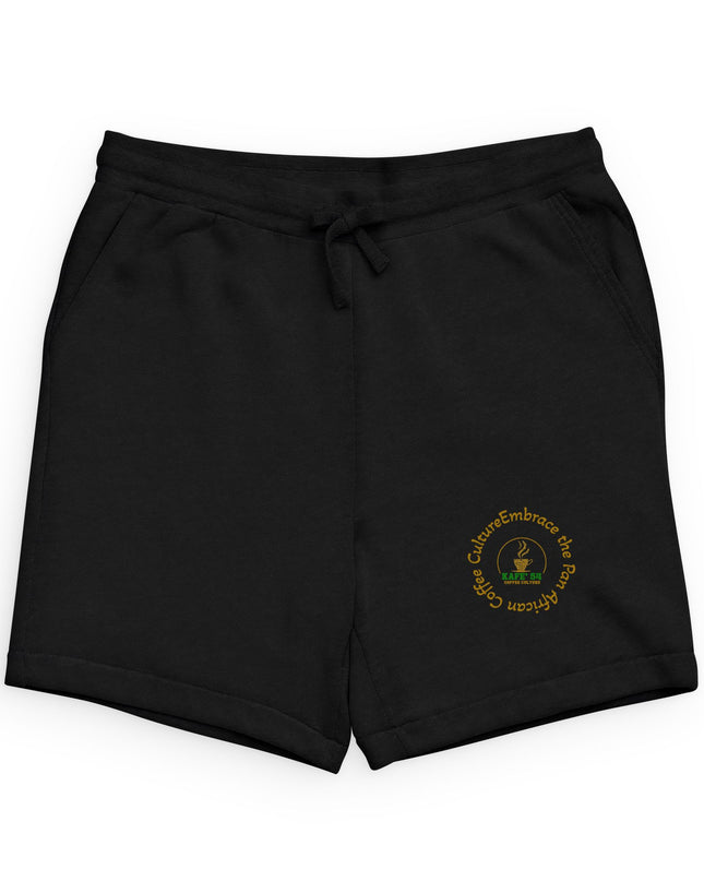 Embroidered Logo Sweatshorts Black Sponge Fleece Casual