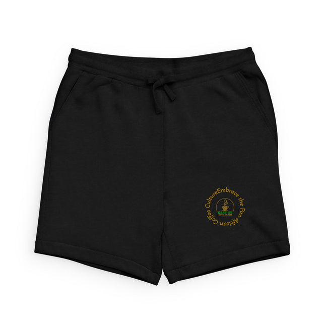Embroidered Logo Sweatshorts Black Sponge Fleece Casual