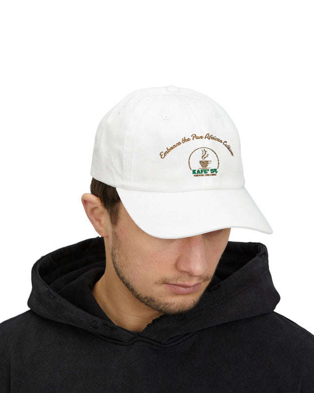 Kafe' 54 Dad Cap — "Embrace the Pan African Culture" Embroidered Hat