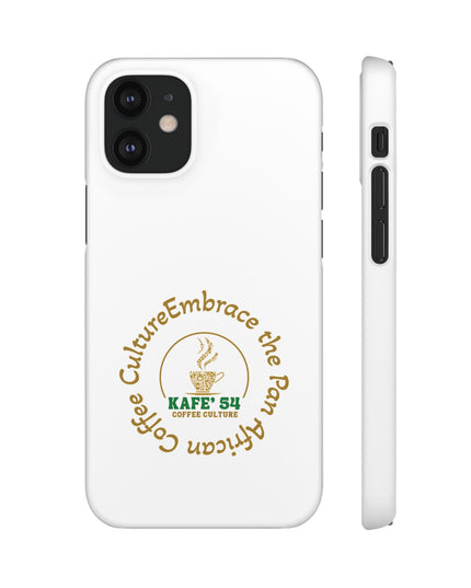 Coffee Culture Snap Phone Case KAFE' 54 Embrace the Vibe