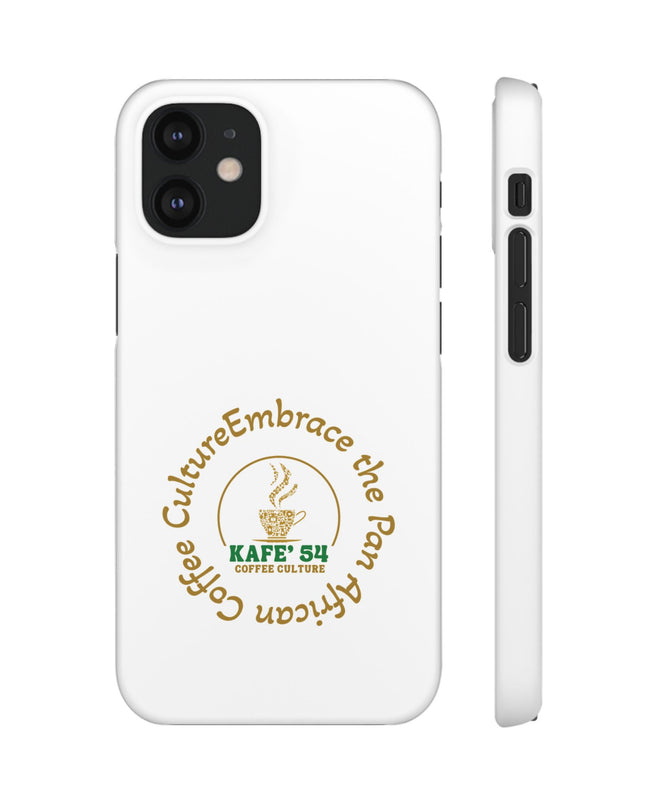 Coffee Culture Snap Phone Case KAFE' 54 Embrace the Vibe