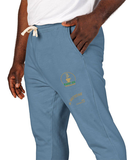 Comfortable Garment-Dyed Fleece Sweatpants